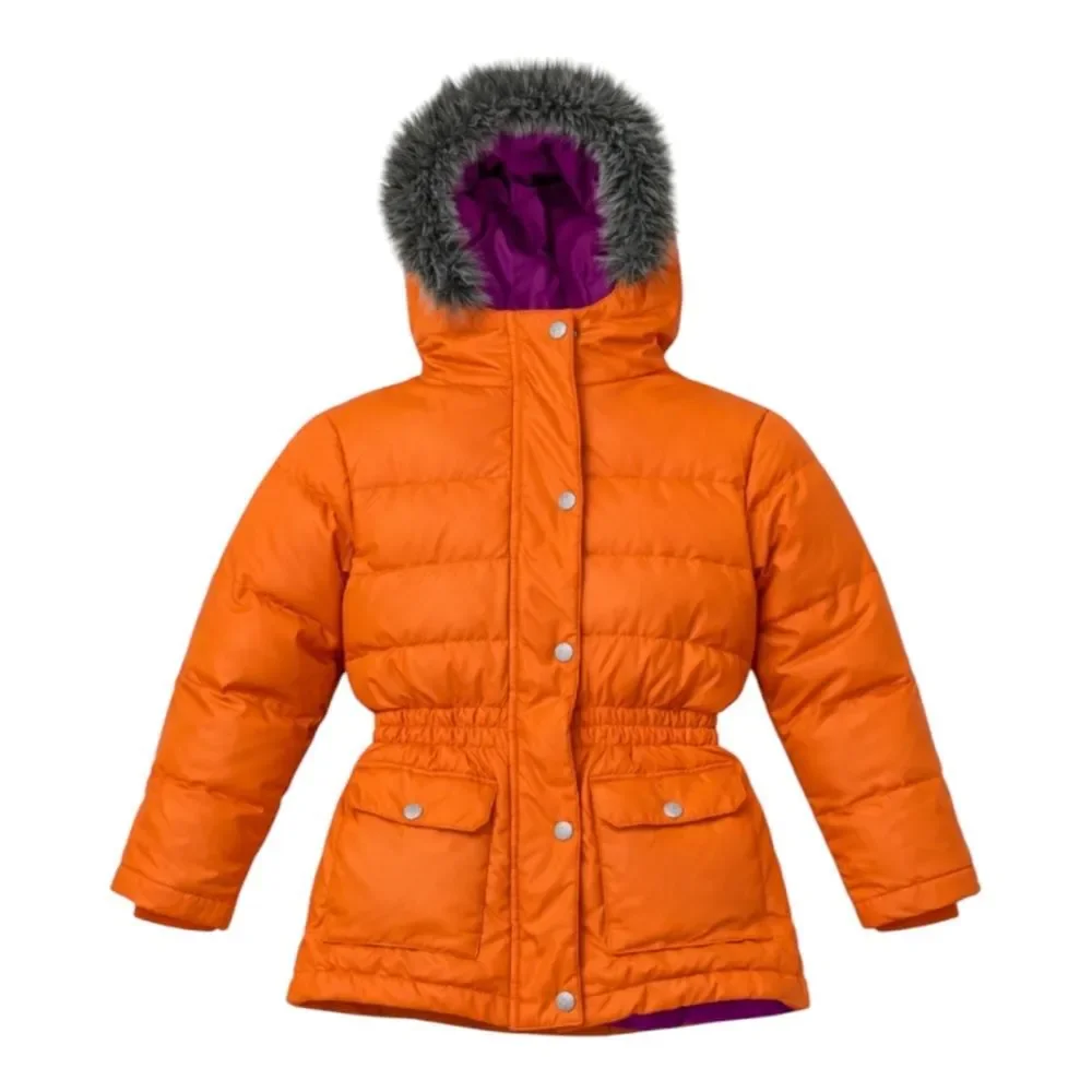 Hanna Andersson Kids Girls Warm Down Winter Coat Jacket Parka Snow Size 120 6 7